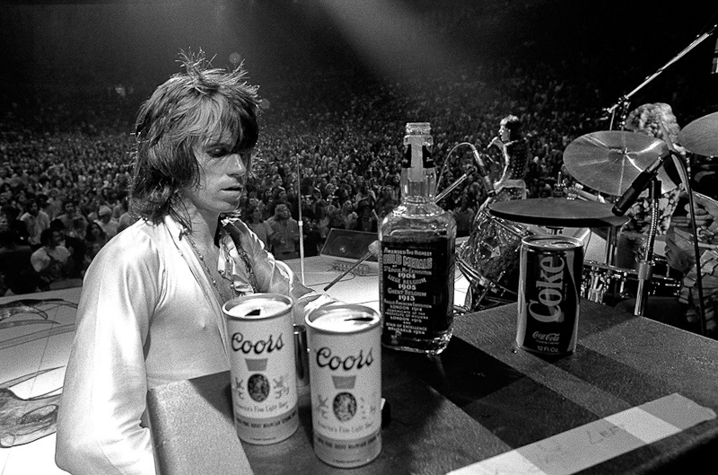 Keith Richards With Jack and Coors, 1972