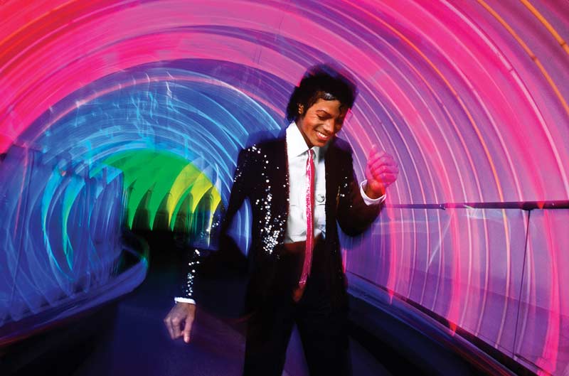 Michael Jackson Dancing in Light Tunnel I, Disney World, 1984