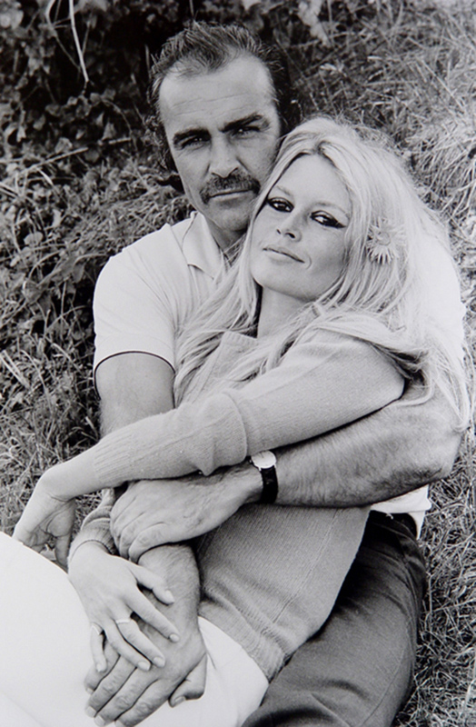Sean Connery and Brigitte Bardot, France, 1968