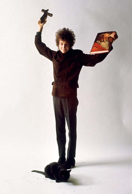 Bob Dylan, Crucifix, NYC, 1965