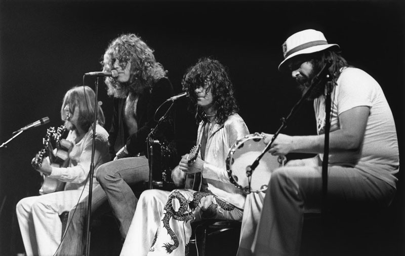 Led Zeppelin On Stage Acoustic Set, NYC, June, 1977