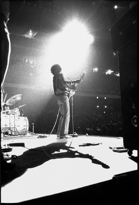 Jimi Hendrix Performing, Boston Garden, 1970