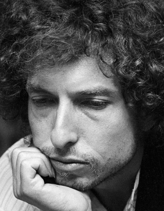 Bob Dylan Studio Portrait, Head Shot, NYC, 1976