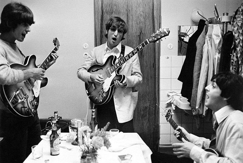 George Harrison, John Lennon & Paul McCartney, Hamburg, 1966