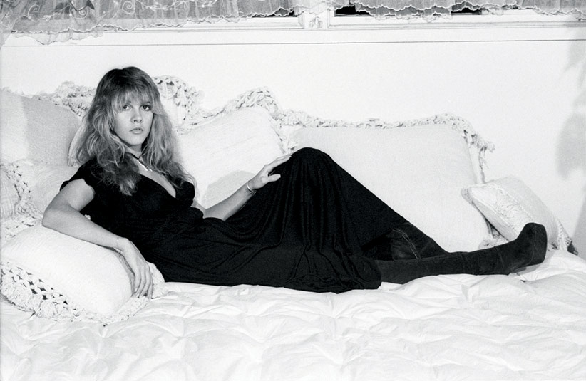 Stevie Nicks on her Bed, Los Angeles, CA, 1977