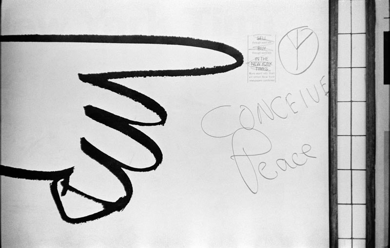 Conceive Peace, New York Subway, New York, 1963