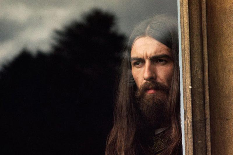 George Harrison Portrait in Window, Friar Park, 1970
