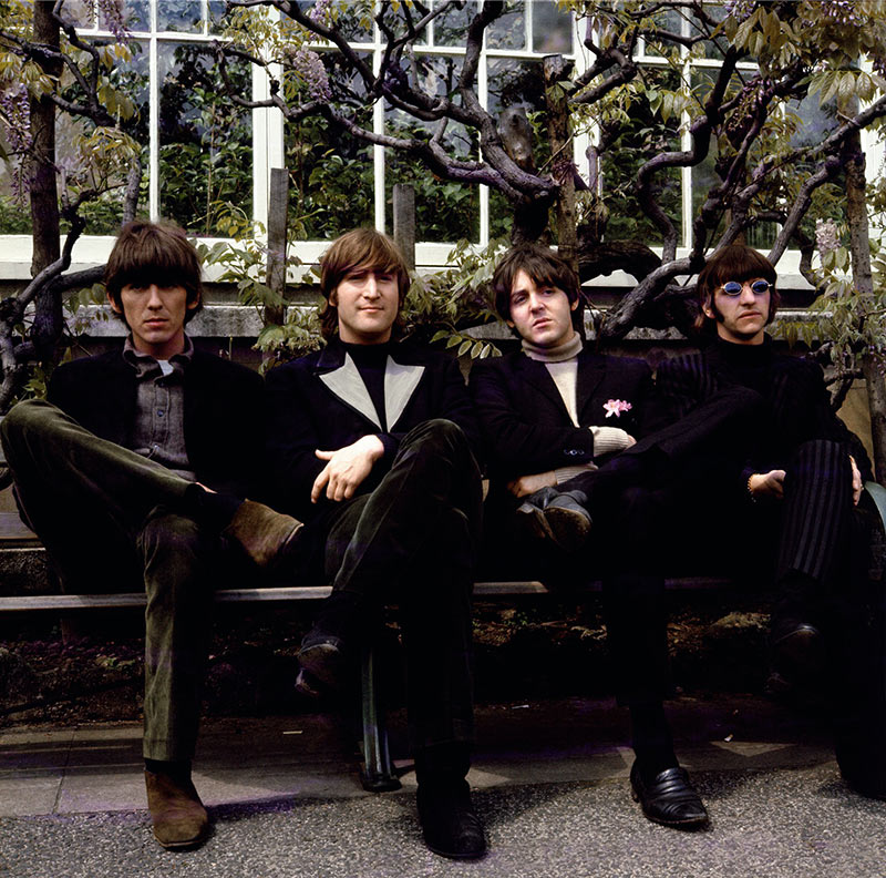 The Beatles, Chiswick Park Bench, London, 1966