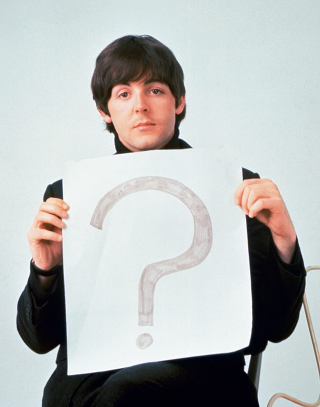 Paul McCartney, Question Mark, London, 1966