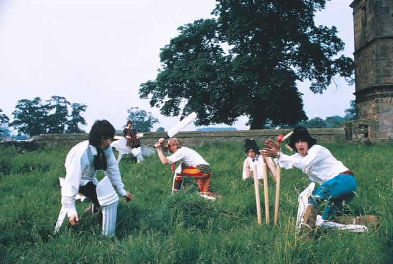 The Rolling Stones Playing Cricket, Derbyshire, 1968