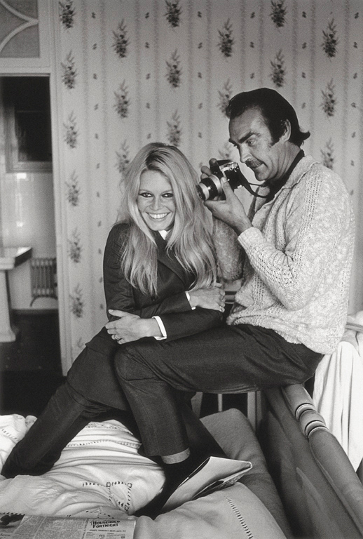 Brigitte Bardot and Sean Connery With a Camera, France, 1968