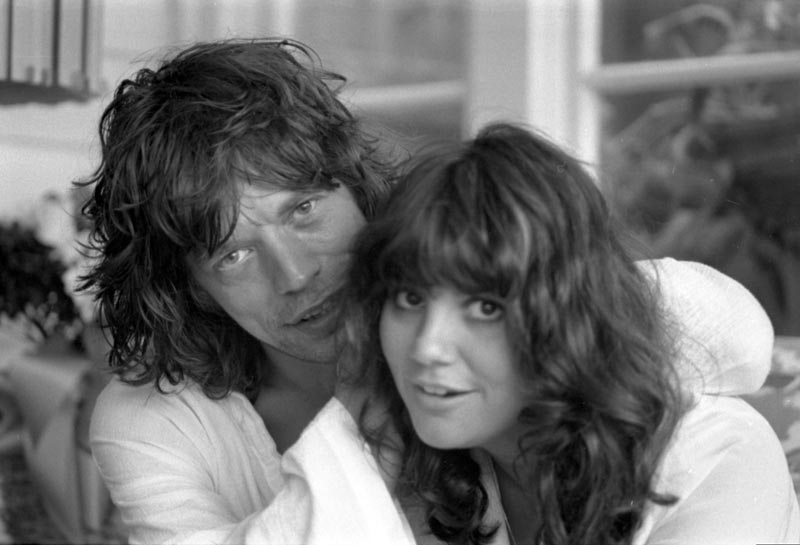 Mick Jagger and Linda Ronstadt, Malibu, CA 1976