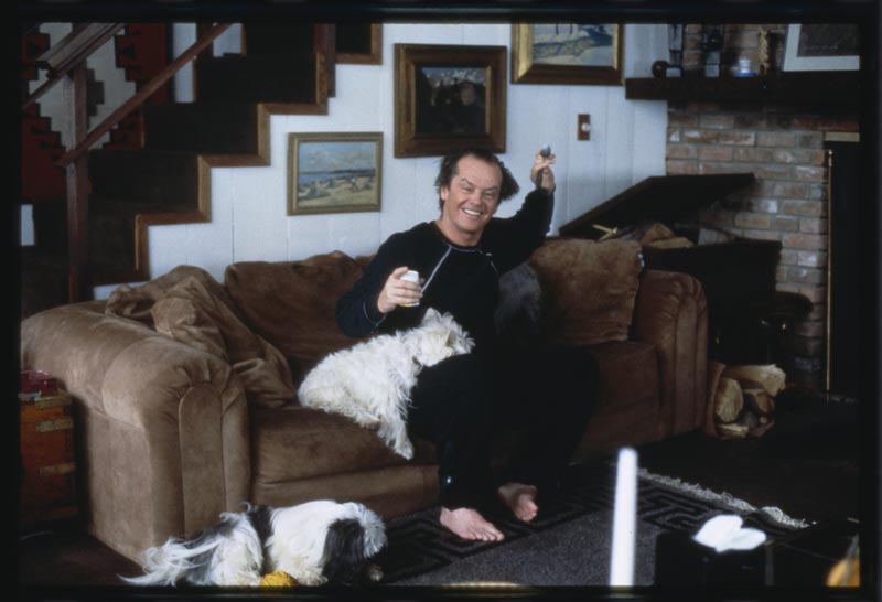 Jack Nicholson and His Dogs, Aspen, 1984