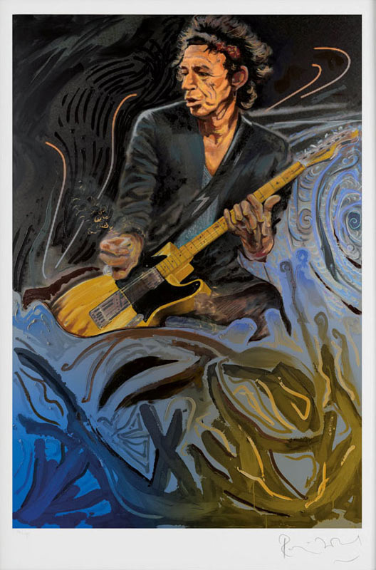 The Blue Smoke Suite - Keith Richards, 2012 - Paper