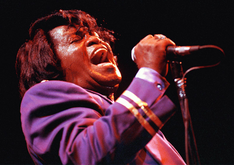 James Brown Singing at Hammersmith Odeon, London, 1991