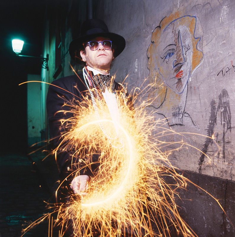 Elton John, Sparkler, Paris, 1980