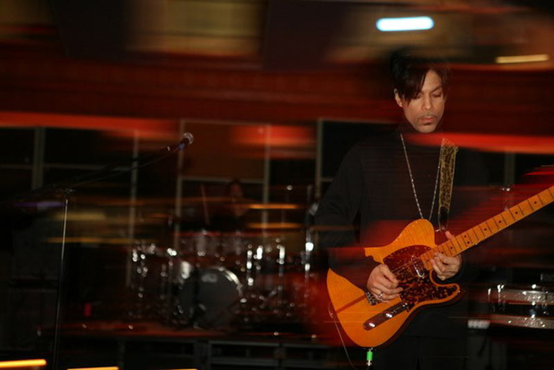 Prince Rehearsing for the Brit Awards, Air Studios (Red Streaks) London, 2006