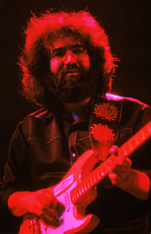 Jerry Garcia Performing (Red Glow)