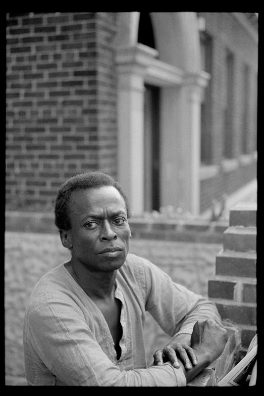 Miles Davis Outside his Home, Upper West Side, NYC, 1970 (I)