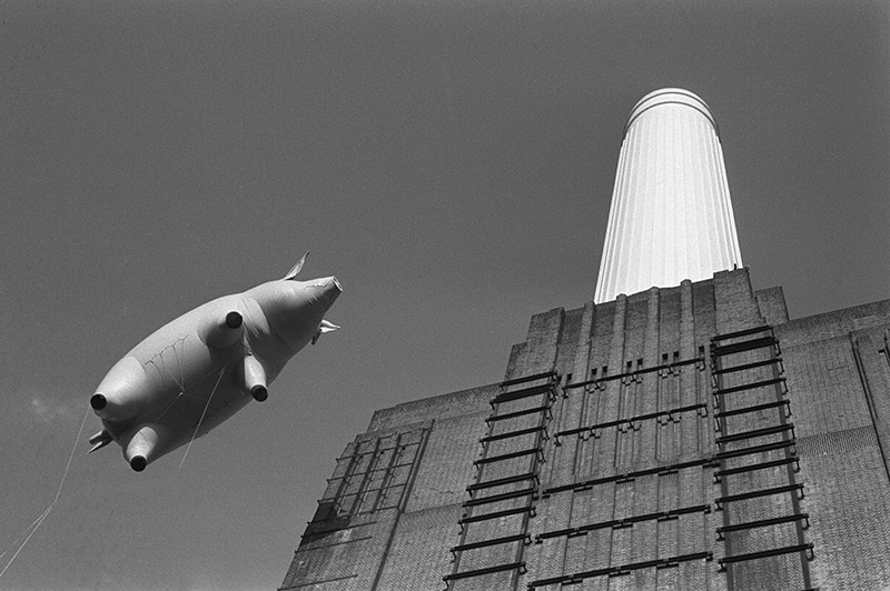 Pink Floyd, Animals Cover Shoot (1A), Battersea Power Station, London, 1976