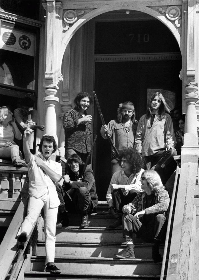 The Grateful Dead on the Steps of 710 Ashbury St, San Francisco, 1967