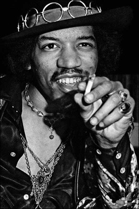 Jimi Hendrix Press Conference, NYC, 1968 [Smiling]