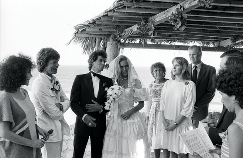 Keith Richards Patti Hansen S Wedding Baja Mexico 1983