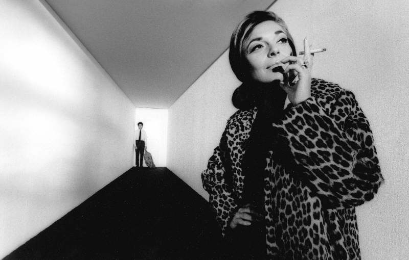 Anne Bancroft and Dustin Hoffman, on the Set of The Graduate, 1967
