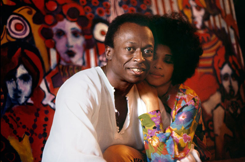 Miles Davis with his Wife, Betty Davis at their Home, New York City, October 1969