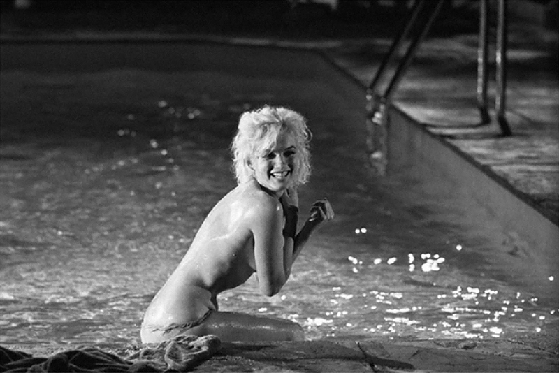 Marilyn Monroe (25), Laughing in Pool, on the Set of Something's Got to Give, May, 1962