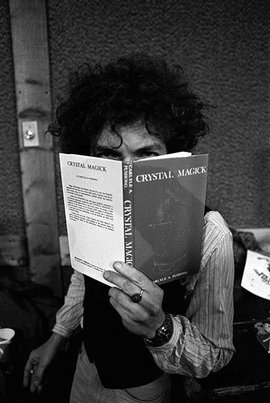 Bob Dylan Reading Crystal Magick, NY Rehearsals, 1975 San Francisco