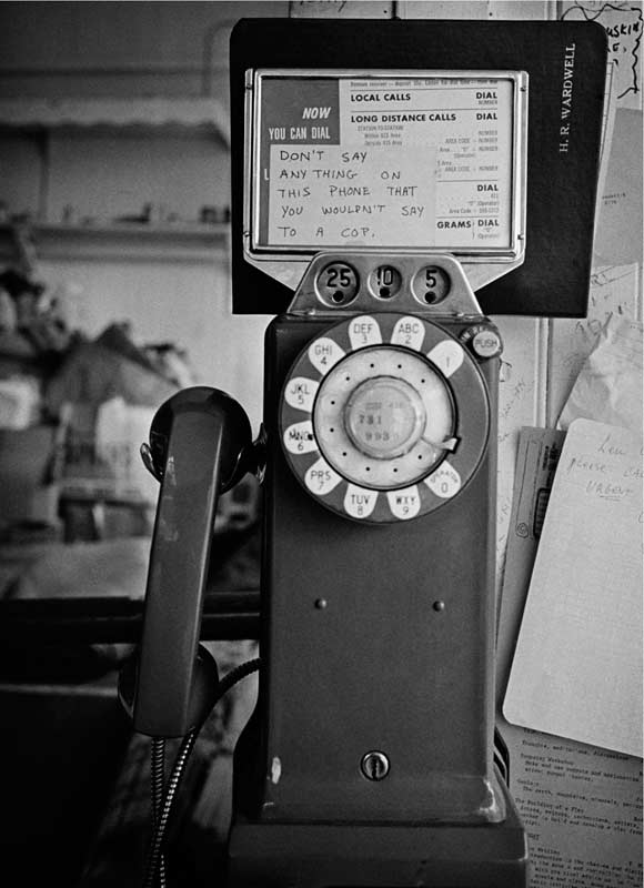 Pay Phone in the Haight, San Francisco, 1967