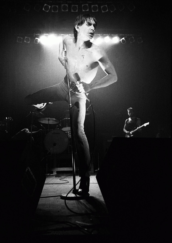 Iggy Pop Performing at Hammersmith Odeon, London, 1977