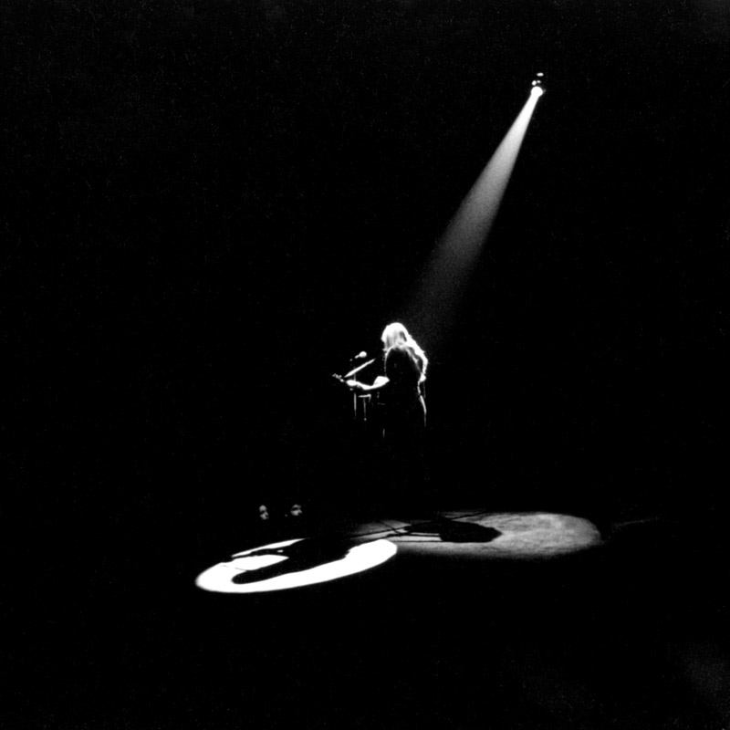 Joni Mitchell Performing (Under Spotlights), 1969