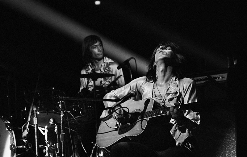 Keith Richards and Charlie Watts, Onstage 1972