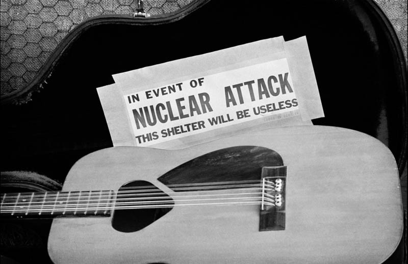 In Event Of Nuclear Attack This Shelter Will Be Useless, Newport Folk Festival, RI, 1963