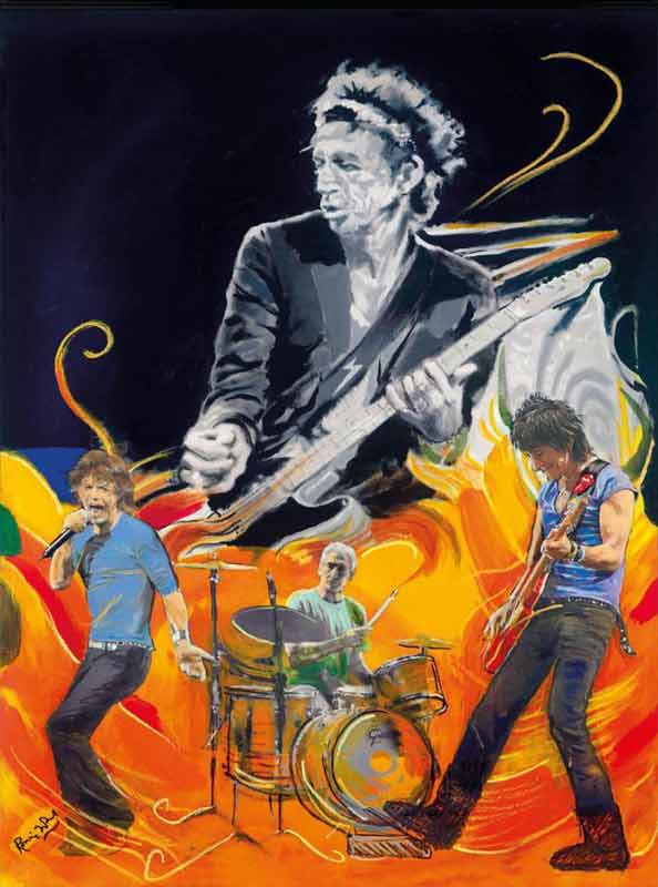 The Famous Flames - Wah Wah - Canvas, 2011