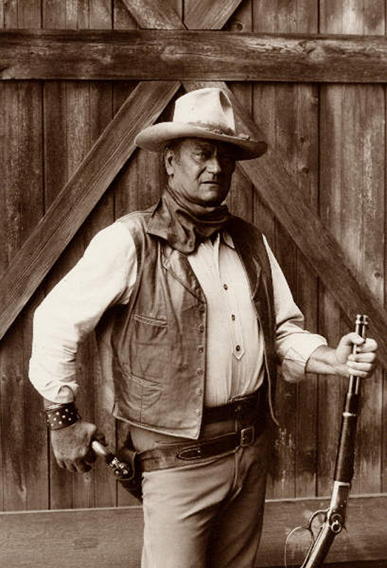 John Wayne Portrait on the Set of The Cowboys, 1972