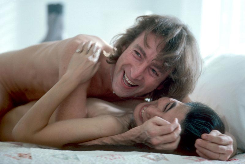 John Lennon and Yoko Ono Filming a Video to Promote Double Fantasy, NYC, 1980