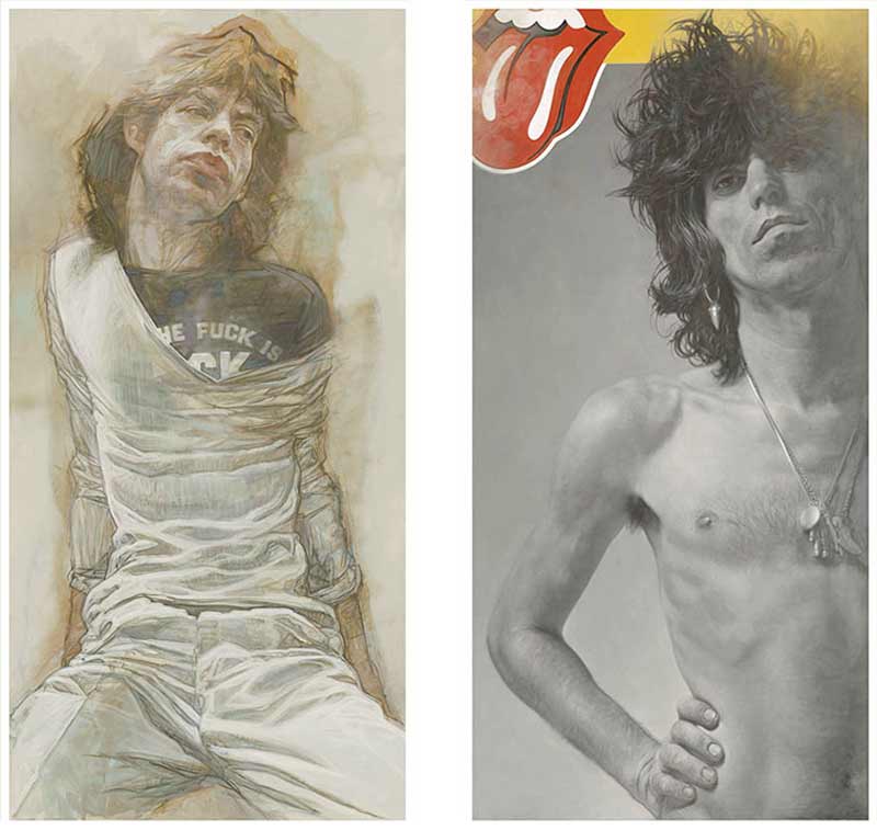 Mick Jagger & Keith Richards Suite - Who the f... & R'n'R Posterboy #1, 2019