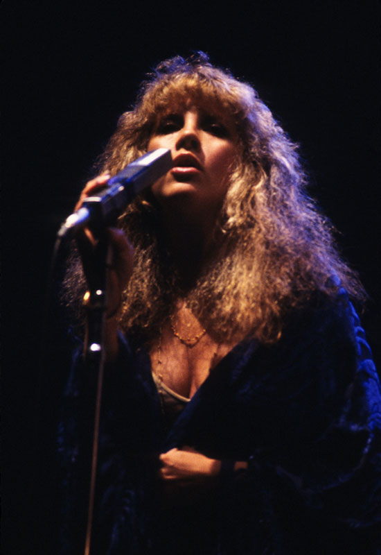 Stevie Nicks Performing Under Spotlight, 1981