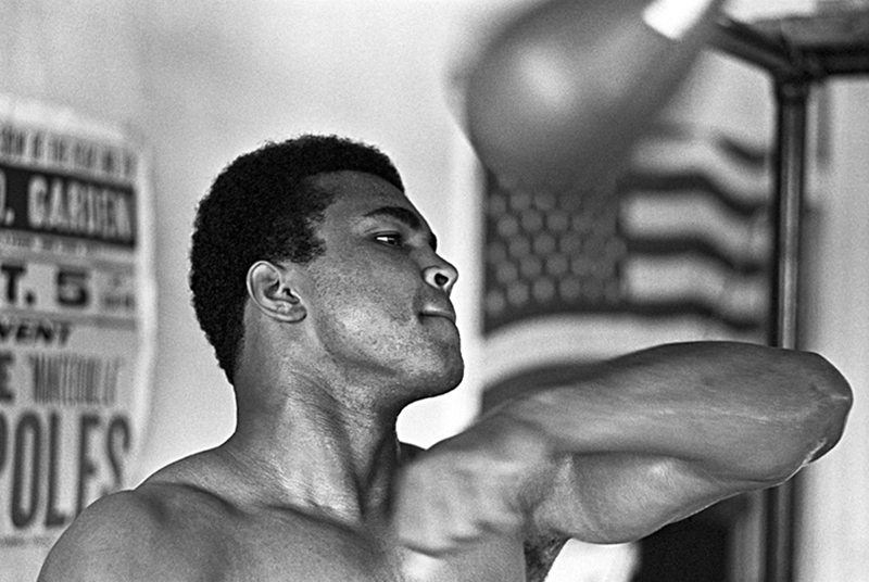 Muhammad Ali, Speed Bag, Miami Beach, 1970