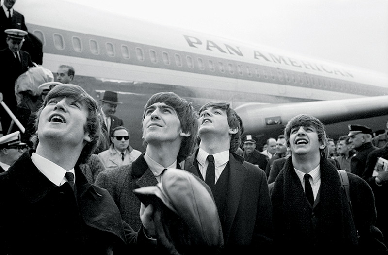 The Beatles' Arrival at JFK, NY, 1964 (Close Up)