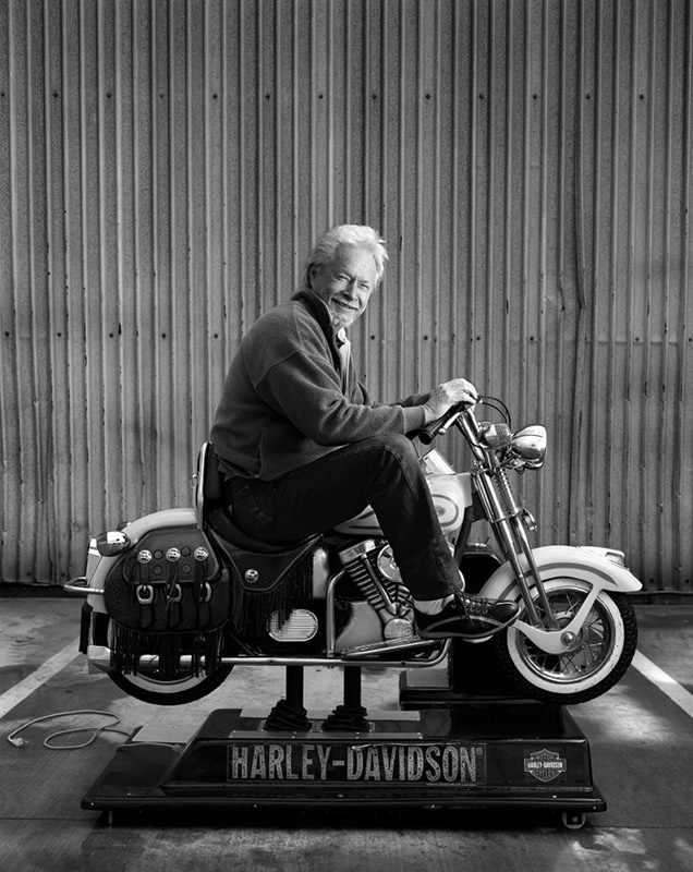 Arlen Ness on Harley Ride, San Leandro, CA, 2004