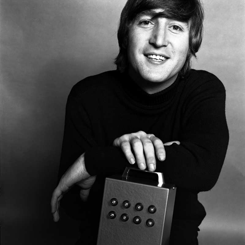 John Lennon with Nothing Box, 1965