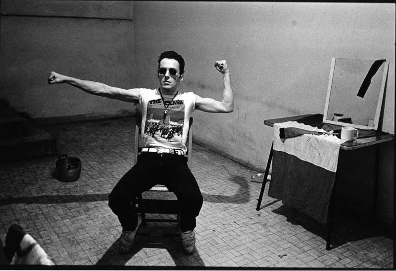 The Clash - Joe Strummer Backstage, Milan, 1981
