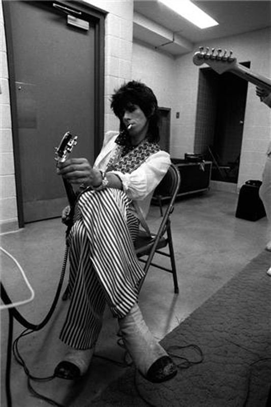 Keith in Dressing Room, San Antonio, TX, 1975