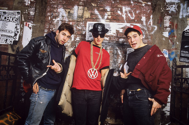 Beastie Boys Group Shot with Graffiti, NYC, 1987