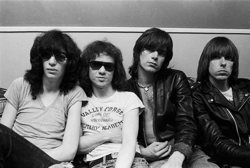 The Ramones Backstage at The Bottom Line, NYC, 1976