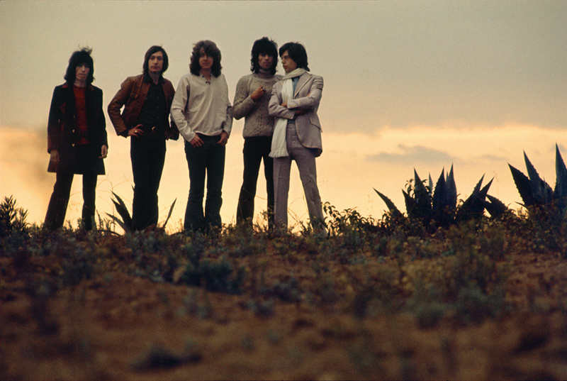 The Rolling Stones On a Los Angeles Hilltop, 1969